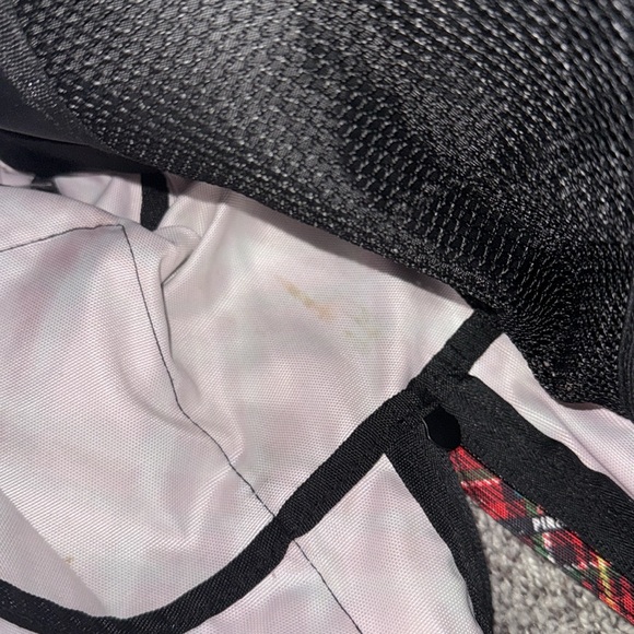 Pink Victoria’s Secret Red Plaid Campus Backpack - Picture 8 of 9